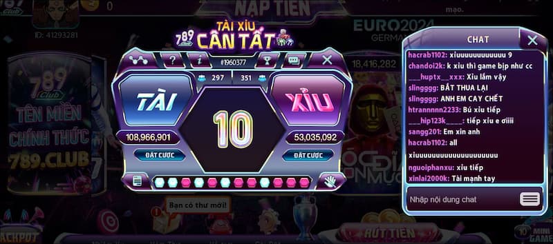 Tài xỉu 789Club: Trải nghiệm cá cược tài xỉu đẳng cấp 3 Nạp rút tiền nhanh chóng